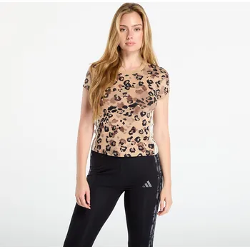 Tričko adidas Animal Print 3-Stripes Tee Multicolor/ Warm Sand S