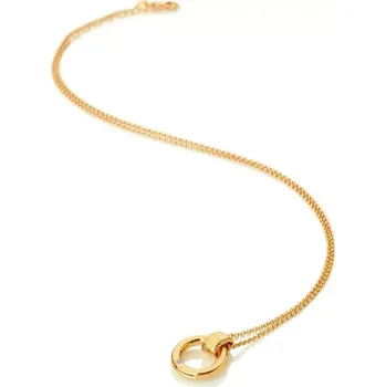 Náhrdelník Stříbrný pozlacený náhrdelník Hot Diamonds x Jac Jossa Hope DP847