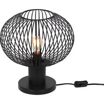 Žárovka Stolní lampa TRIO GILA E27 1x10W černá bez žárovky 565790132