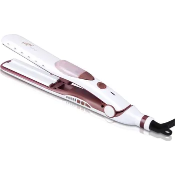 Žehlička na vlasy HS Onsing Parní Žehlička na vlasy - bílá Parní žehlička na vlasy s hydratační technologií, která uzamyká vlhkost a pomáhá snížit lámavost i roztřepené konečky. Nabízí 5 teplot (120–200?°C), parní fun