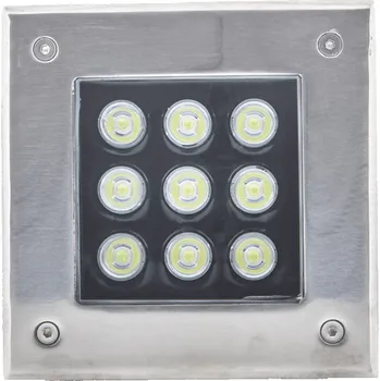 Venkovní osvětlení LEDSVITI Pojezdové zemní LED svítidlo 9W teplá bílá