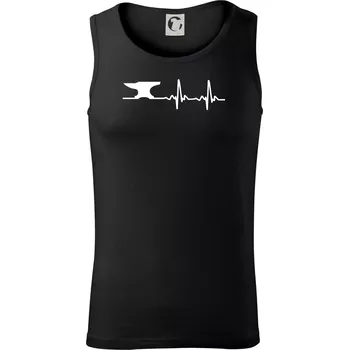 EKG kovář - Tílko pánské Core - M ( Černá )