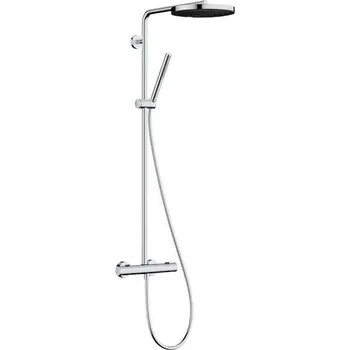 Hansgrohe Pulsify S Puro - Sprchový set s termostatem, průměr 26 cm, 1 proud, EcoSmart, chrom 24223000