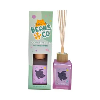 Aroma difuzér Tyčinkový difuzér 100ml - Kočka Beans & Co - kakaový kašmír
