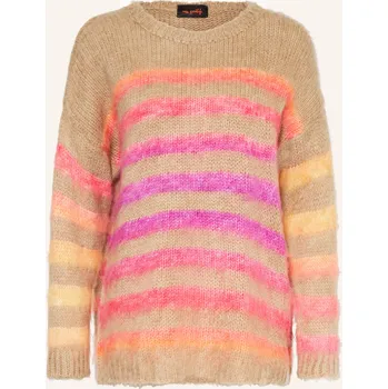 Dámský svetr Miss Goodlife Dámský Oversized Svetr S Alpakou, světle hnědá...