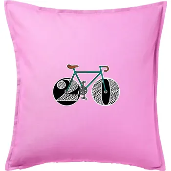 Polštář Narozeniny 20 let na kole - Polštář 50x50 - 50x50 - Pouze potah ( Růžová )