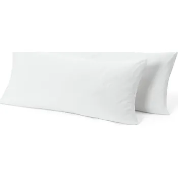 Povlak na dekorativní polštářek 693540 - Tchibo - Žerzejové povlaky na polštář - barva: bílá