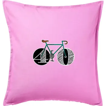 Polštář Narozeniny 40 let na kole - Polštář 50x50 - 50x50 - Pouze potah ( Růžová )