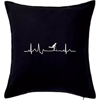 Polštář EKG koloběžky - Polštář 50x50 - 50x50 - Pouze potah ( Černá )