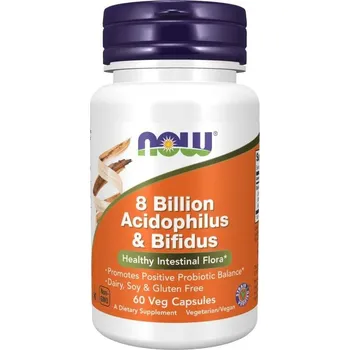 Now Foods Probiotikum 8 Billion Acidophilus, Bifidus 60 kapslí