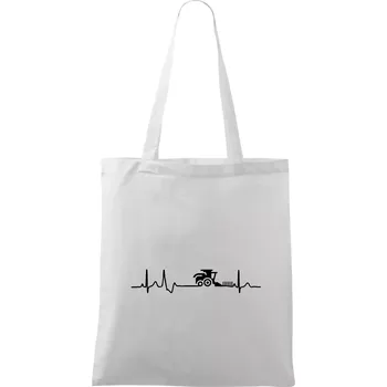 Kombajn EKG - Taška bavlněná - 42 x 38 cm ( Bílá )