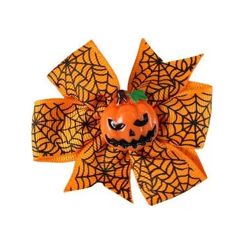 Spona do vlasů oranžová dýně