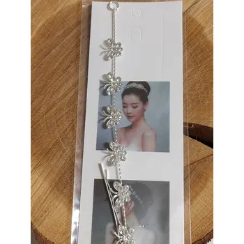 Ozdoba do vlasů Štrasová ozdoba, čelenka do vlasů s motýlky