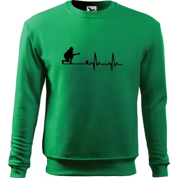 EKG petanque - Mikina Essential dětská - 158 cm/12 let ( Středně zelená )