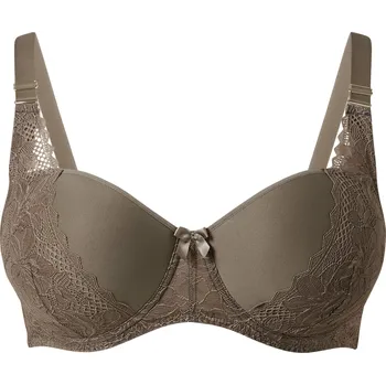 Podprsenka esmara® Dámská podprsenka s krajkou Spacer XXL (khaki, 85D)