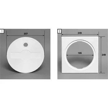 Horní víko skimmeru Procopi - bílé