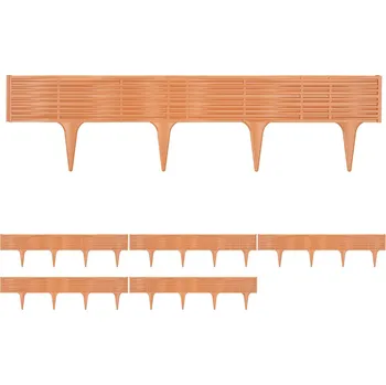 Terakotová zábrana na okraj záhonu | 5 kusů