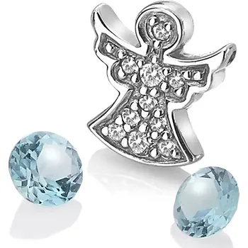 Přívěsek Přívěsek Hot Diamonds Anais element anděl modrý Topaz AC104