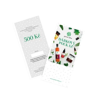 Green idea Dárkový poukaz tištěný 500 Kč 500 Kč