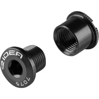 Klika na kolo RIDEA Šrouby R8 pro montáž převodníků, Al, černé