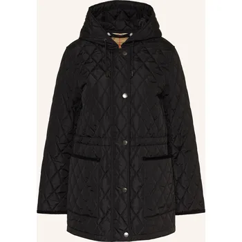Burberry Dámská Prošívaná Bunda, černá, 36
