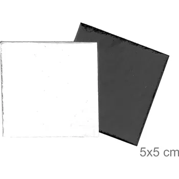 Termobox Pastry, s.r.o. LEPENKOVÁ PODLOŽKA ČERNO-BÍLÁ 5x5 cm