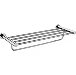 Novaservis Velký držák ručníků se závěsem SMILE, leštěná nerez ASM35