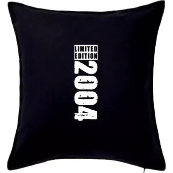 Polštář Limited edition 2004 pruh - Polštář 50x50 - 50x50 - Pouze potah ( Černá )