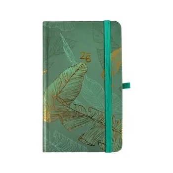 Kalendář Kalendarz 2026. Tygodniowy kieszonkowy. Złote Liście