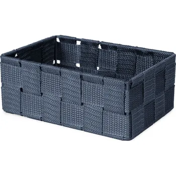 Compactor úložný organizér STAN - M, tkané pásky, kovový rám, 18 x 12 x 7 cm, modrý