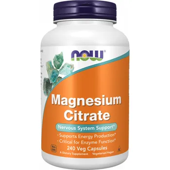 Now Foods Magnesium Citrate 240 veg kapslí