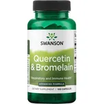 Swanson Kvercetin (Quercetin) a Bromelain 100 kapslí