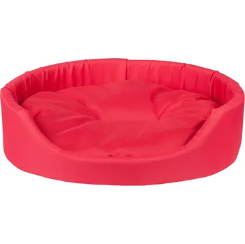 Obojek pro psa Pelíšek pro psa oválný BASIK červená velikost XS, S, M, L, XL, XXL, XXXL Rozměr: L - 58x50x15 cm