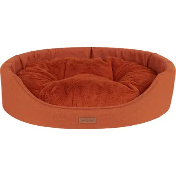 Pelíšek pro psa Pelíšek pro psa oválný COME cihlová velikost S, M, L Rozměr: L - 58x50x15 cm