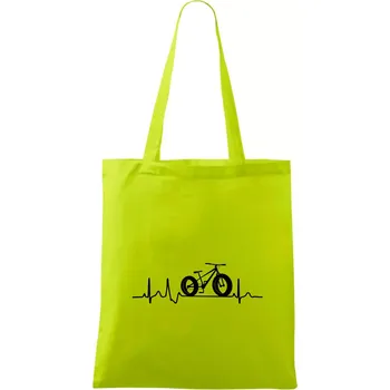 EKG fatbike - Taška bavlněná - 42 x 38 cm ( Limetková )