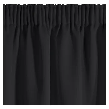 Závěs Zatemňovací závěs s řasící páskou "BLACKOUT" 135x180 cm RABAT černá (cena za 1 kus) MyBestHome