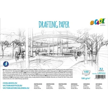 Papír Victoria Victoria, 713023021, kreslící karton, A3, 180 g, 20 listů