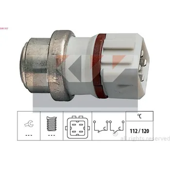 Teplotní spínač, varovná kontrolka chladiva KW 540 107
