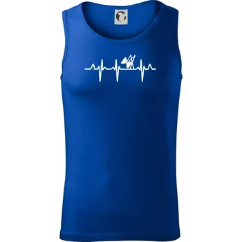 EKG diabolo - Tílko pánské Core - M ( Královská modrá )