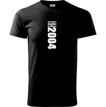 Pánské tričko Limited edition 2004 pruh - Triko extra velké (5-8XL) - 8XL ( Černá )