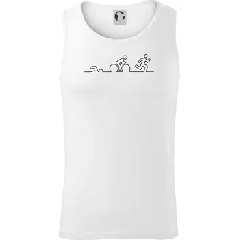 EKG triatlon - Tílko pánské Core - 2XL ( Bílá )