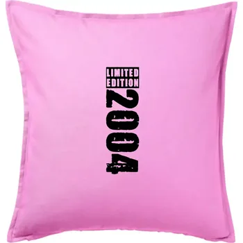 Polštář Limited edition 2004 pruh - Polštář 50x50 - 50x50 - Pouze potah ( Růžová )