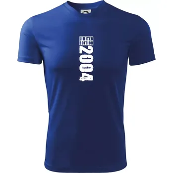 Pánské tričko Limited edition 2004 pruh - Pánské triko Fantasy sportovní (dresovina) - L ( Královská modrá )