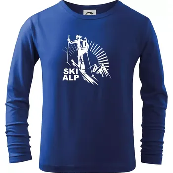 Chlapecké tričko Skialp trip - Triko dětské Long Sleeve - 122 cm/6 let ( Královská modrá )