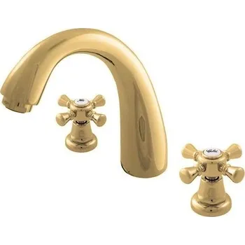 Vodovodní baterie Morava retro Vodovodní baterie umyvadlová, ručka 3, zlatá MK333.0Z