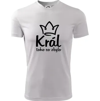 Pánské tričko Král toho co zbylo - Pánské triko Fantasy sportovní (dresovina) - XL ( Bílá )