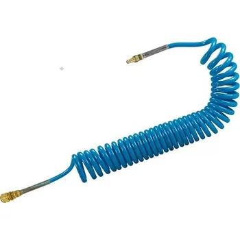 Příslušenství ke kompresoru VSK Profi Hadice spirálová polyuretan 8,0/12 mm x 10 m s rychlospojkami PUBJ81210ES