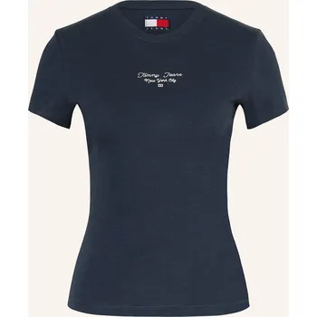 Dámské tričko Tommy Jeans Dámské Tričko, tmavě modrá, 36