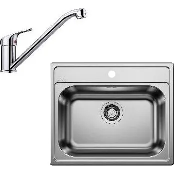 Vodovodní baterie Blanco - Set dřezu Dana 6 a baterie Daras, nerez/chrom SET 01-A 25 DARAS