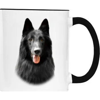 Pánské tričko Hrnek malý barevný s potiskem Belgický ovčák